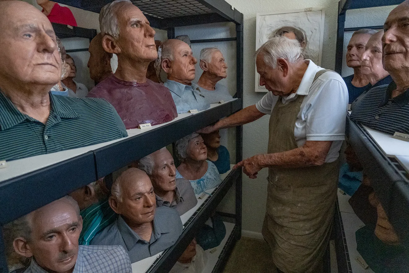 Robert Sutz and Life Masks
